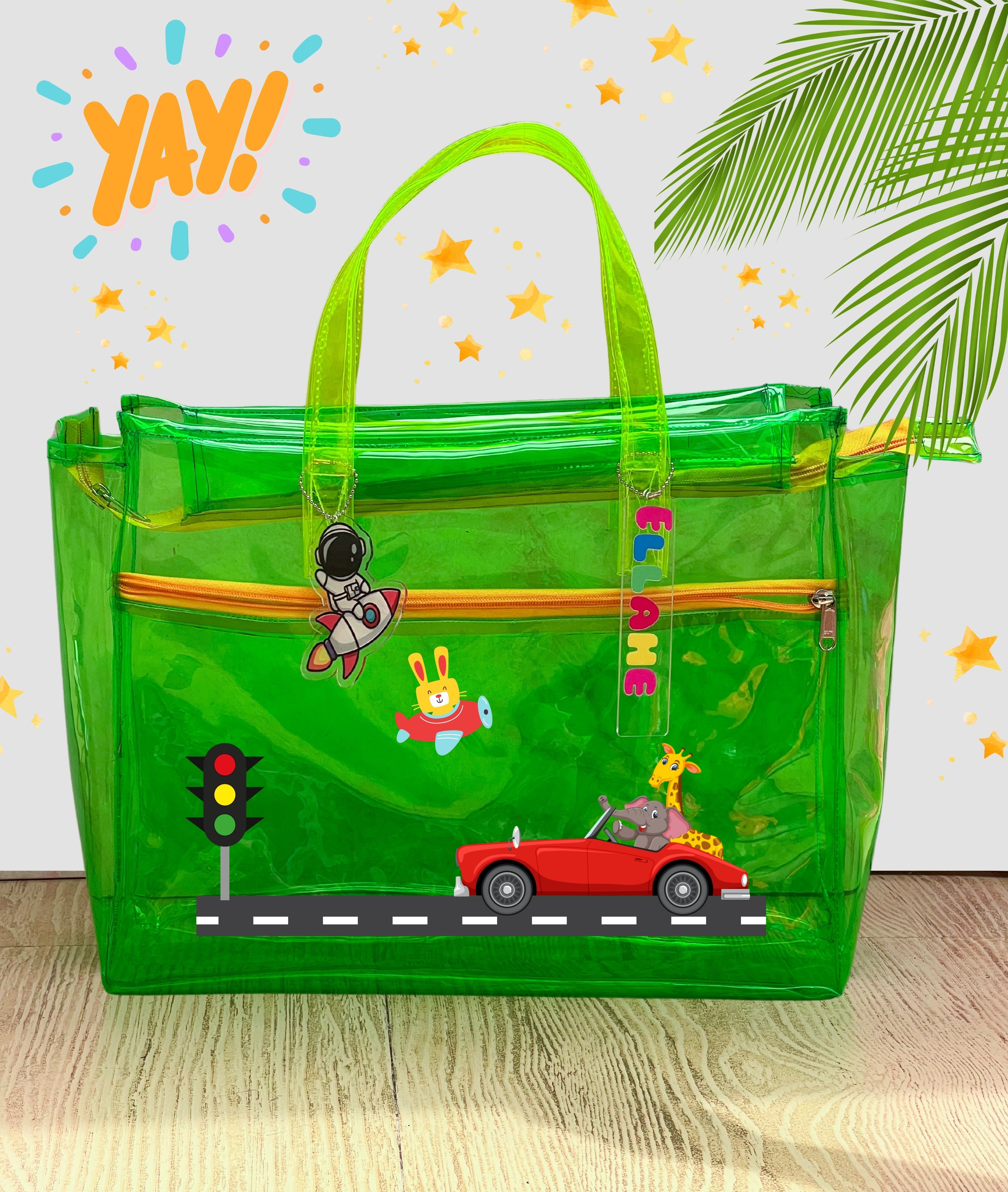 Neon tote best sale