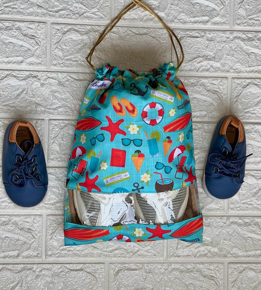 Draw string shoe bag (kids)