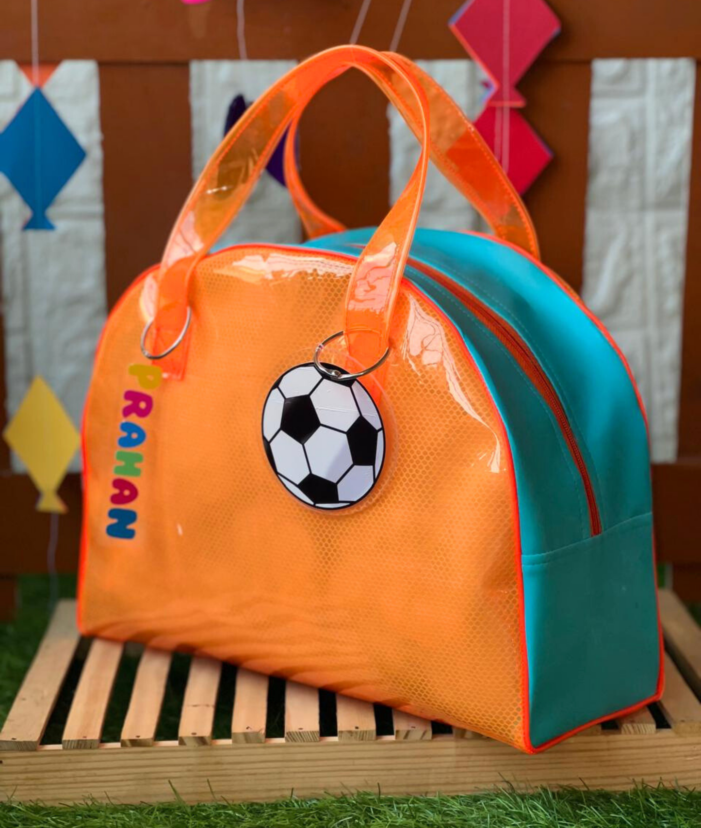 Orange Poppy Neon D bag (jelly bag)